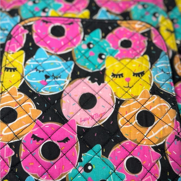Luv Betsey by Betsey Johnson quilted Donut cat backpack - Picture 11 of 11